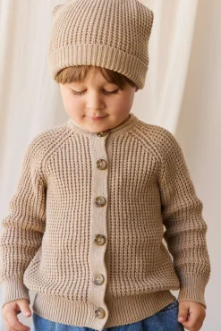Lane Knit Cardigan - Sand Dune Marle
