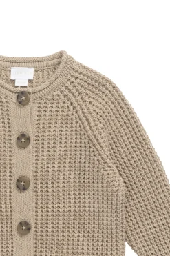 Lane Knit Cardigan - Sand Dune Marle