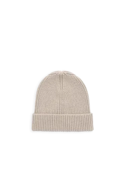 Leon Knitted Beanie-Oat