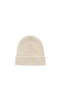 Leon Knitted Beanie-Vanilla