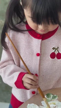 Liana Cardigan - Liana Cherry