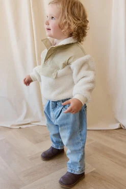 Mackenzie Sherpa Top - Natural/Sandy Brown