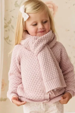 Maple Scarf - Pastel Pink Marle