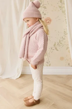 Maple Scarf - Pastel Pink Marle