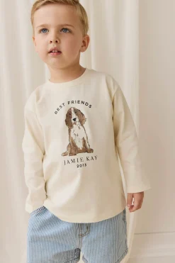 Marshall Long Sleeve Top - Parchment Best Friends