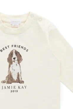 Marshall Long Sleeve Top - Parchment Best Friends