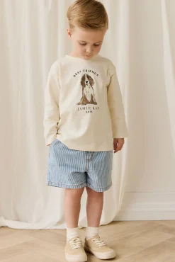 Marshall Long Sleeve Top - Parchment Best Friends