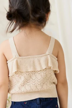 Melanie Top - Light Oatmeal Marle