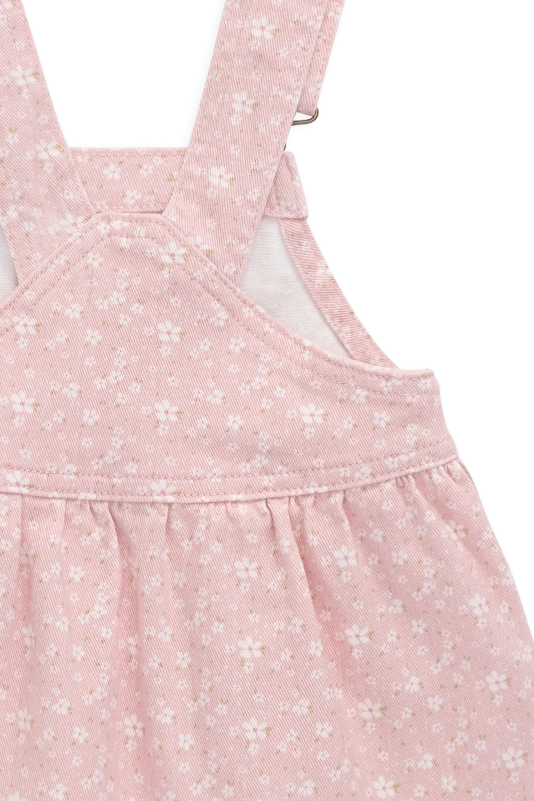 Norah Overall Dress-Paula Powder