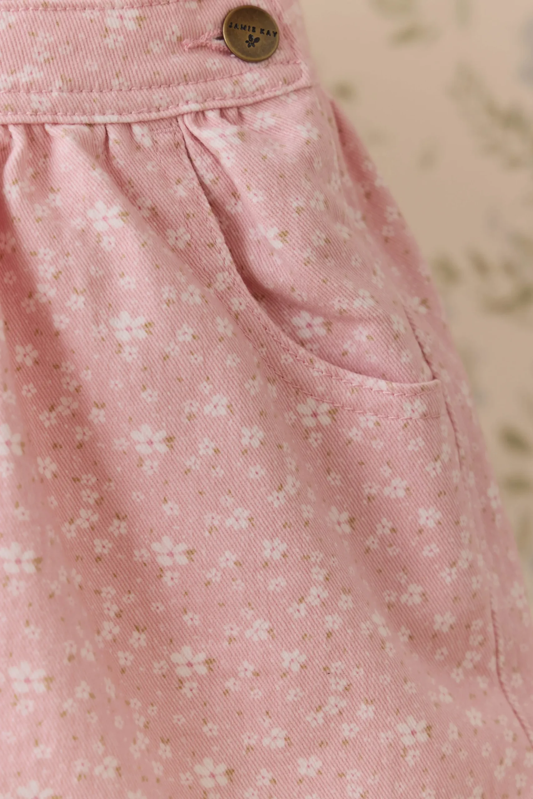 Norah Overall Dress-Paula Powder
