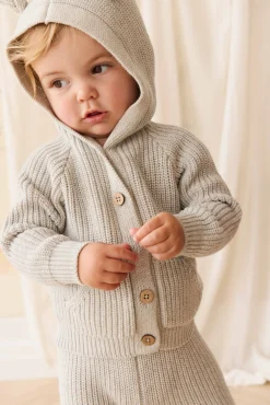 OG Bear Knit - Light Grey Marle