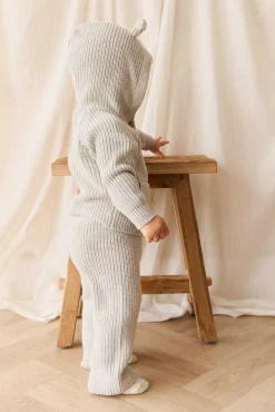 OG Bear Knit - Light Grey Marle