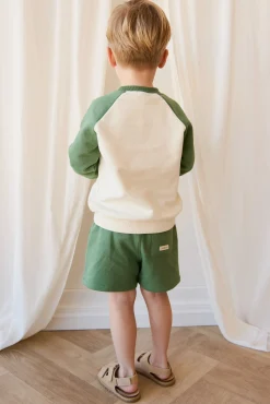 Organic Cotton Alden Sweatshirt - Adventure Buggy Snow Pea