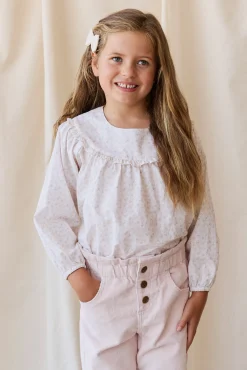 Organic Cotton Amira Blouse - Aries Mauve
