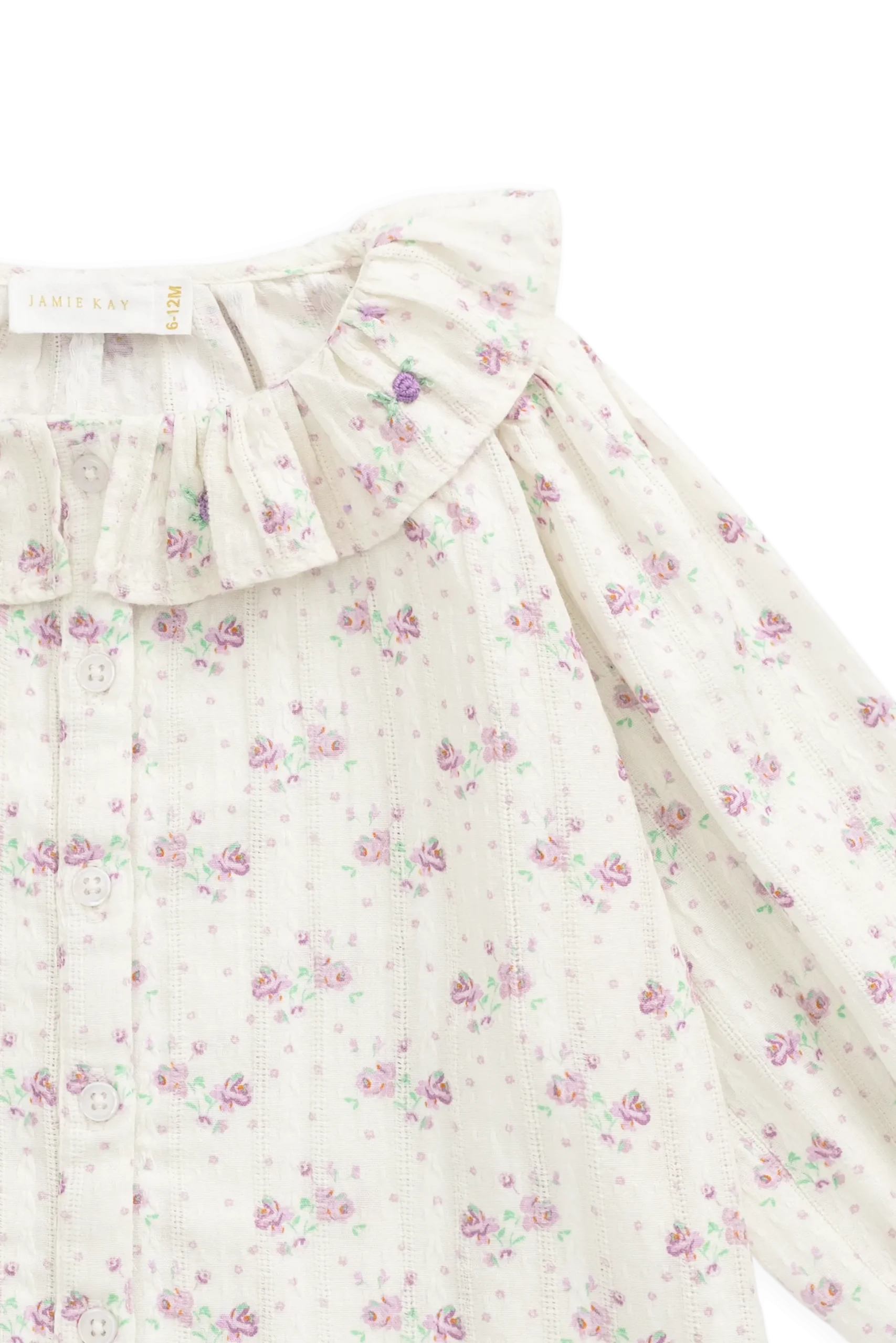 Organic Cotton Beatrice Top - Molly Lilac