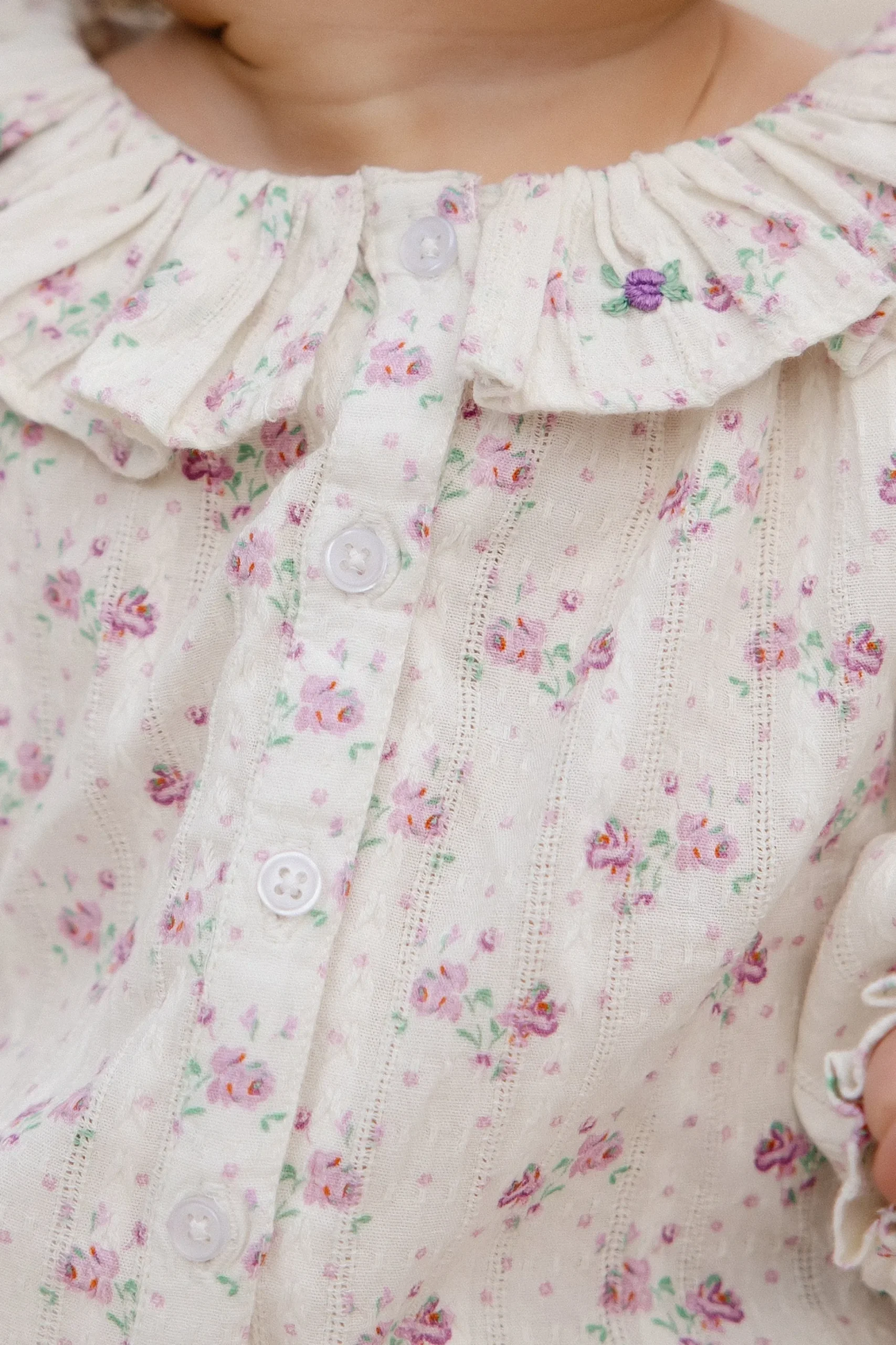 Organic Cotton Beatrice Top - Molly Lilac
