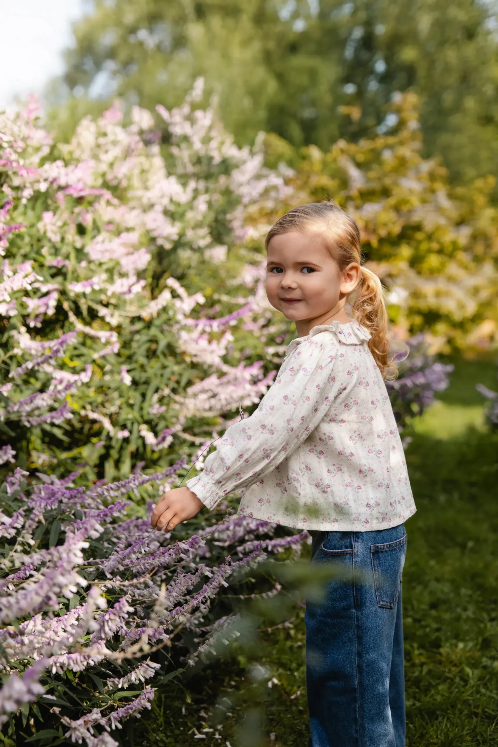 Organic Cotton Beatrice Top - Molly Lilac