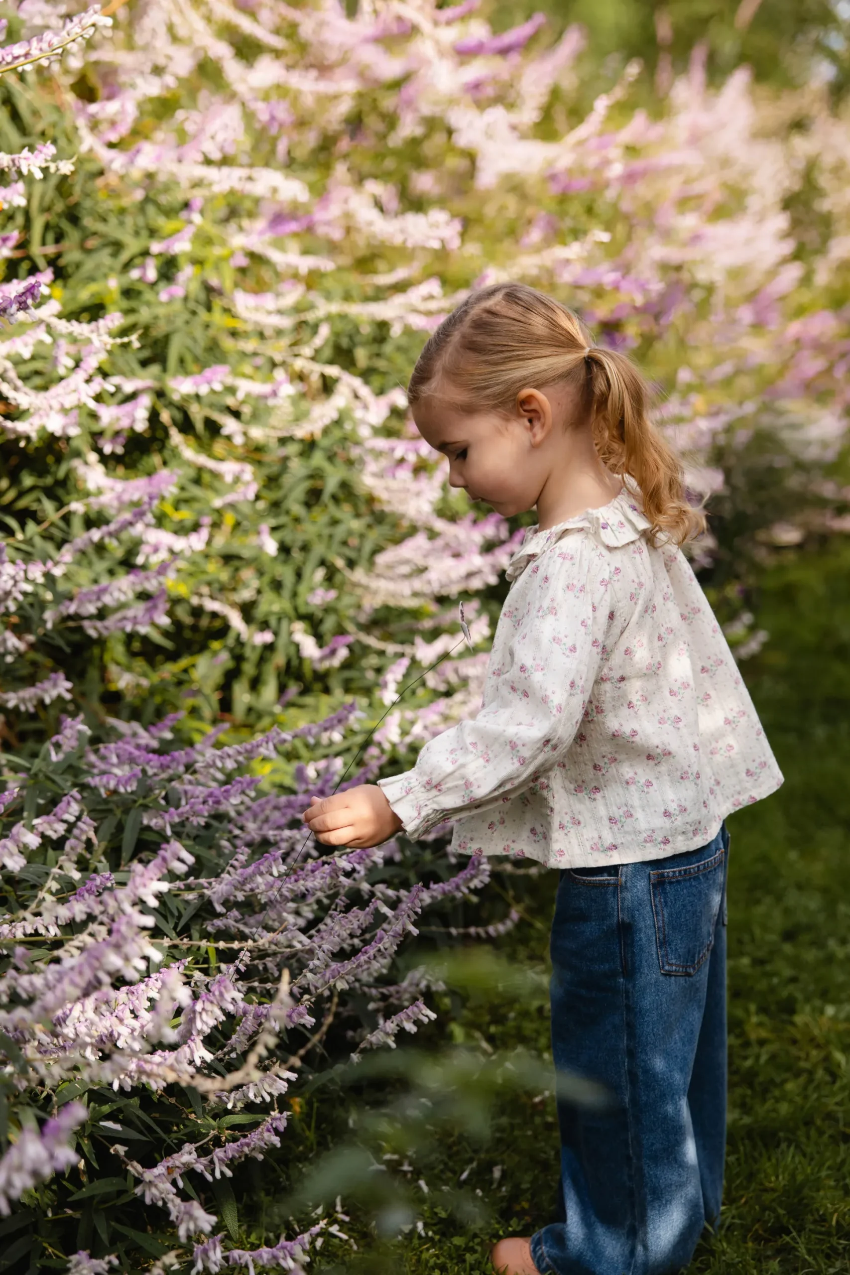 Organic Cotton Beatrice Top - Molly Lilac