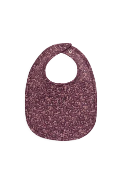 Organic Cotton Bib - Fig Floral