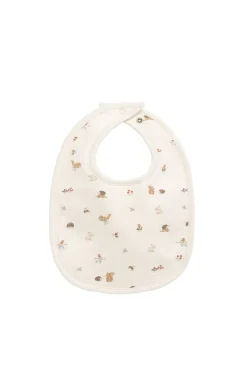 Organic Cotton Bib - Forest Gathering