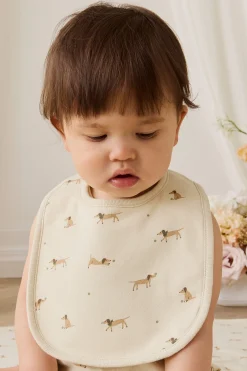 Organic Cotton Bib - Play Ball Cassava