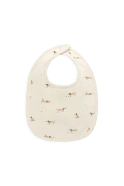 Organic Cotton Bib - Play Ball Cassava