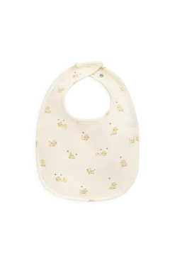 Organic Cotton Bib - Playful Honey