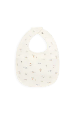 Organic Cotton Bib - Savannah Animals Tofu