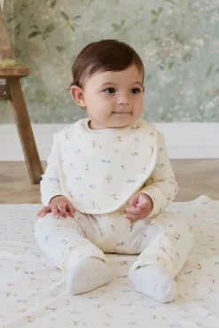 Organic Cotton Bib - Savannah Animals Tofu