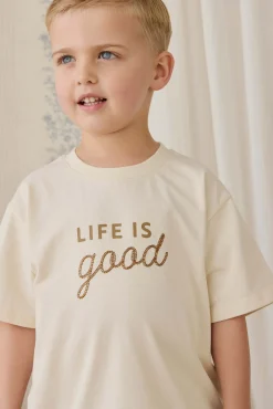 Organic Cotton Bjorn Tee - Cloud Life is Good