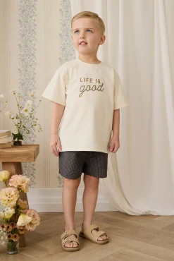 Organic Cotton Bjorn Tee - Cloud Life is Good