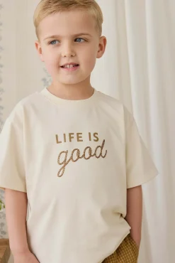 Organic Cotton Bjorn Tee - Cloud Life is Good