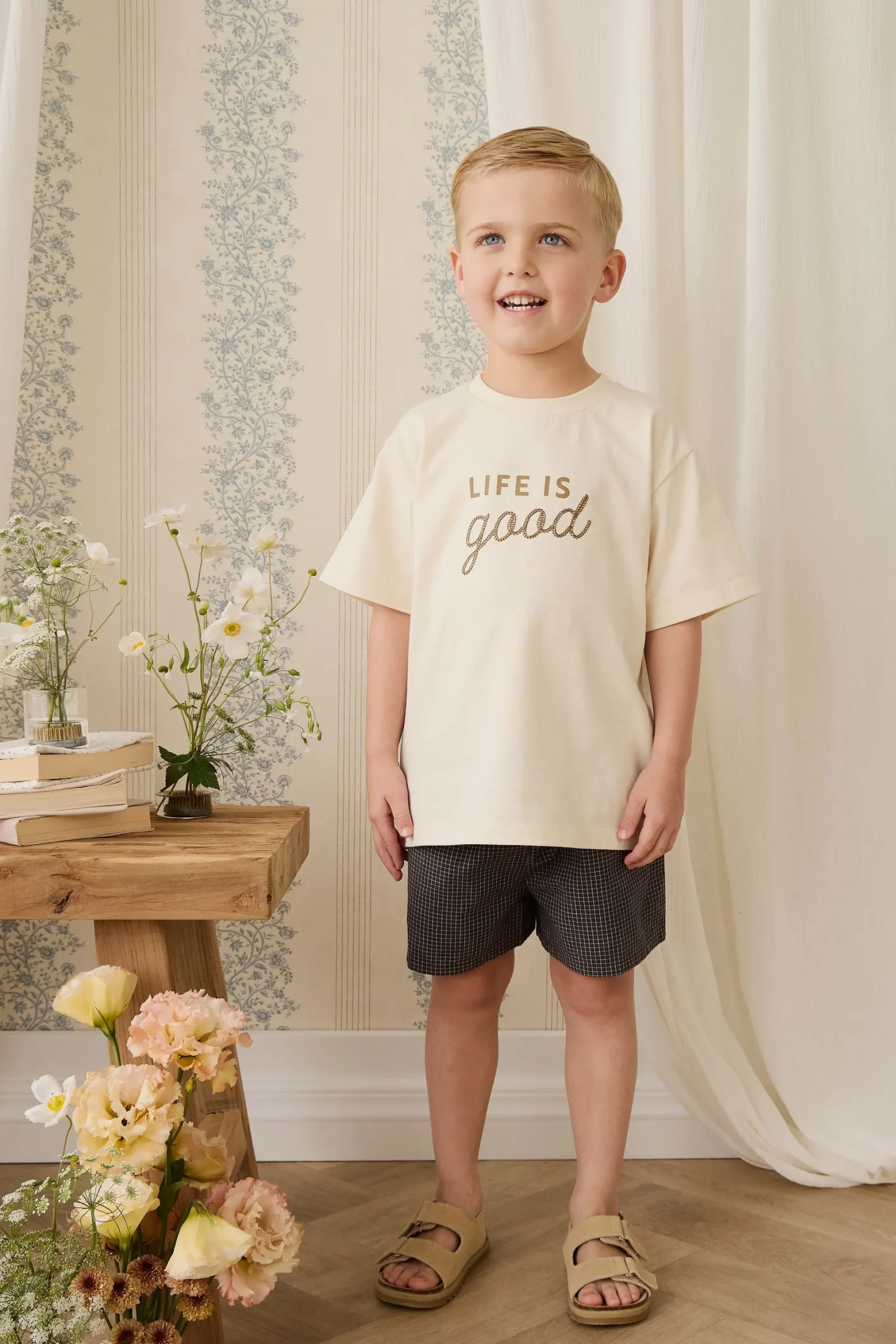 Organic Cotton Bjorn Tee - Cloud Life is Good