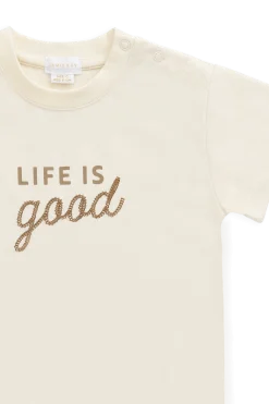 Organic Cotton Bjorn Tee - Cloud Life is Good