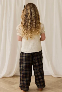 Organic Cotton Bowie Blouse-Parchment