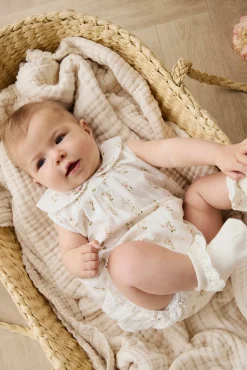 Organic Cotton Brynlee Playsuit - Josepha Egret