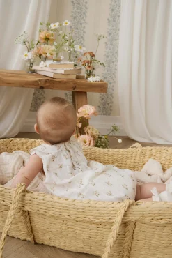 Organic Cotton Brynlee Playsuit - Josepha Egret