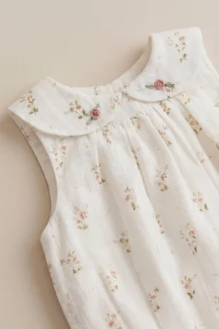 Organic Cotton Brynlee Playsuit - Josepha Egret