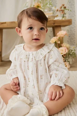 Organic Cotton Brynlee Top - Josepha Egret