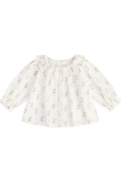 Organic Cotton Brynlee Top - Josepha Egret