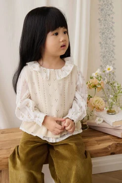 Organic Cotton Brynlee Top - Josepha Egret
