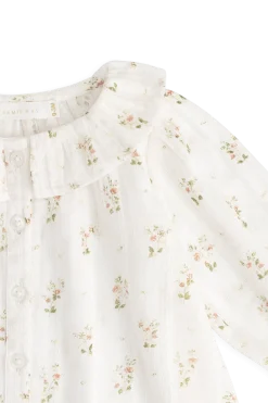 Organic Cotton Brynlee Top - Josepha Egret