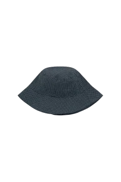 Organic Cotton Bucket Hat - Forest Grid