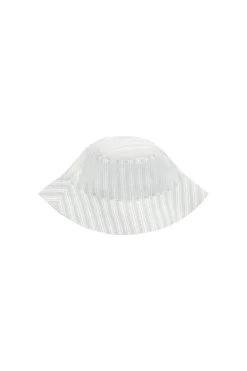 Organic Cotton Bucket Hat - Variegated Stripe Shoreline