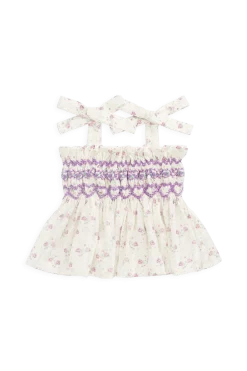 Organic Cotton Carine Top - Molly Lilac