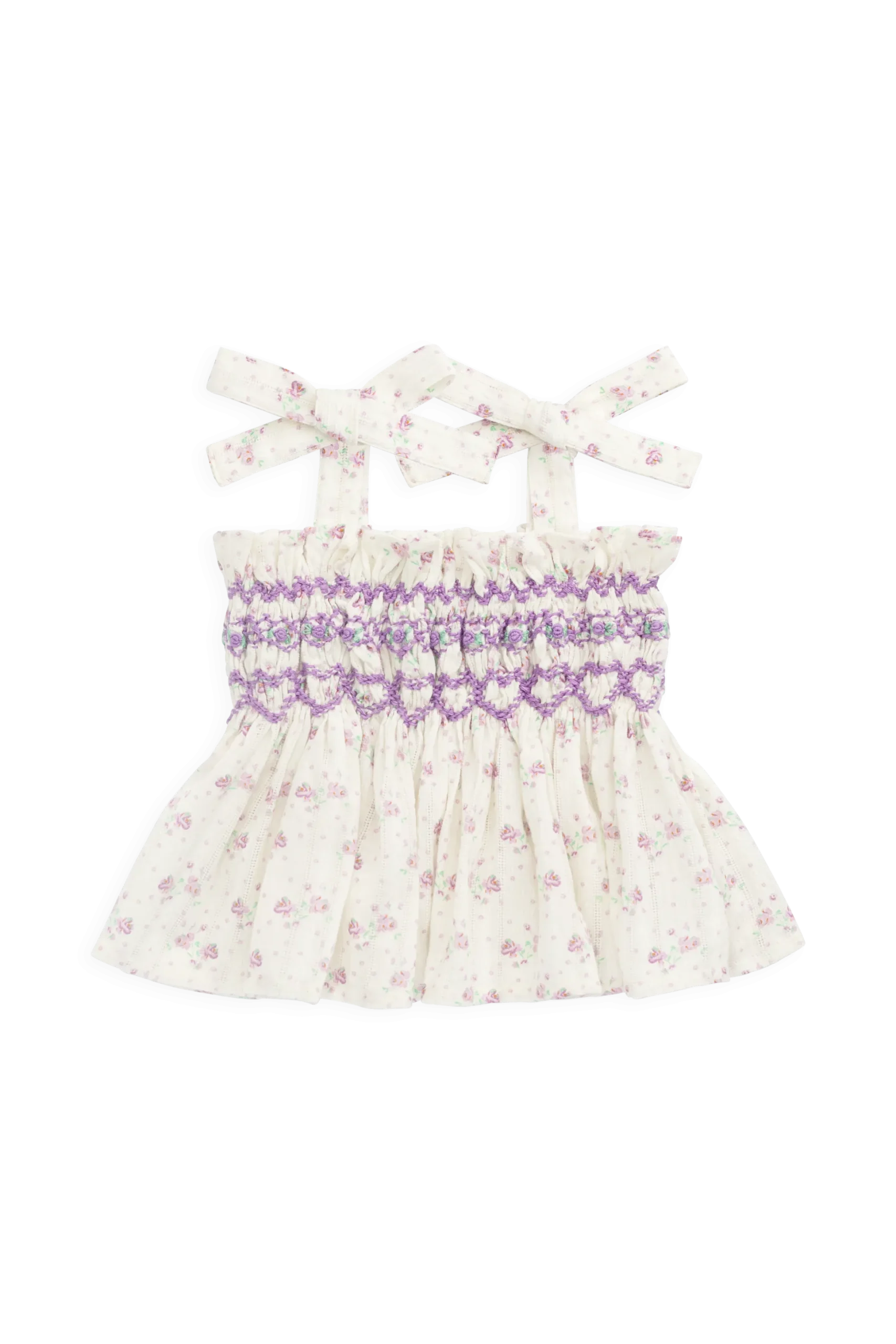 Organic Cotton Carine Top - Molly Lilac