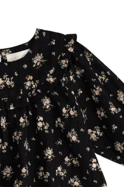 Organic Cotton Caroline Blouse - Cassie Caviar