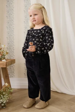 Organic Cotton Caroline Blouse - Cassie Caviar