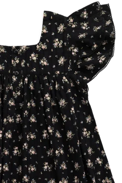 Organic Cotton Caroline Dress - Cassie Caviar