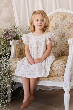 Organic Cotton Caroline Dress - Molly Lilac